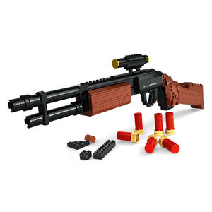 ชุดตัวต่อปืนทหาร Remington <span class=keywords><strong>M870</strong></span> ตัวต่อปืนแบบถอดประกอบได้ ของเล่นตัวต่อปืน - Product Image 2