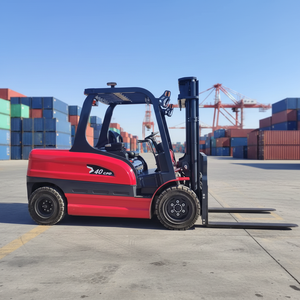 Carrello Elevatore Elettrico JICHUAN con Forche Doppie, Ruote Grandi, Trazione Integrale e Pneumatici Solidi - Produttore - Product Image 4