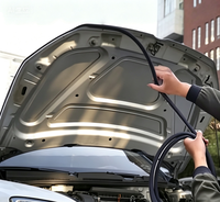 Joint d'étanchéité en caoutchouc pour capot avant 53341-02100 pour Toyota Corolla 2003-2008 E120 Bande d'étanchéité de l'espace moteur du capot