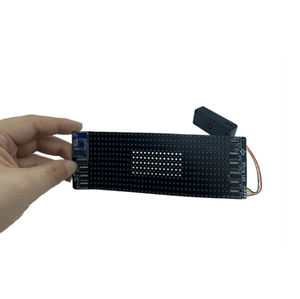 12x36像素RGB柔性发光二极管显示屏软发光二极管屏幕App控制移动标志面板批发电子纸模块发光二极管矩阵 - Product Image 1