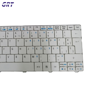 แป้นพิมพ์แล็ปท็อปแบบ SP สำหรับ Acer Aspire one D255 D260 D270 D271 ZH9 ซีรีส์ สีขาว แบบสเปน แป้นพิมพ์ OEM จากโรงงาน - Product Image 3