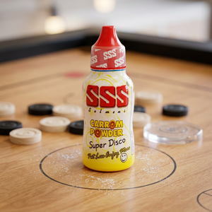 Poudre de Carrom Super Disco PVC pour jeu de table d'entraînement, fournitures sportives, en bouteille, pour intérieur - Product Image 1