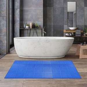 Venta caliente espesado entrelazado PVC impermeable antideslizante cocina baño piso Mat - Product Image 5