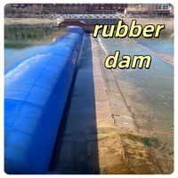 A001 Barrage en caoutchouc renforcé de tissu, taille personnalisée, barrière fluviale, sac gonflable en caoutchouc