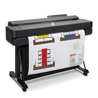 Printer Inkjet Format Besar T650 A0 untuk HP, Teknik CAD, dan Gambar Reka Bentuk T650 A0-36 Inch 4 Warna