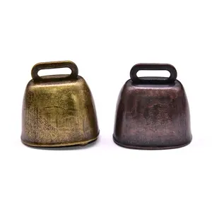 High Quality Super Loud Cow And Sheep Bell Wholesale Pet Anti Loss DIY Bells Wind Chime Pendant Vintage Metal Cow Bell