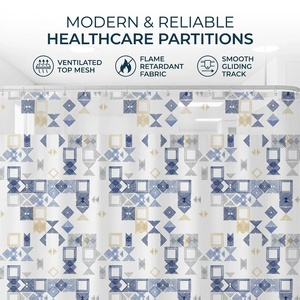 <span class=keywords><strong>Rideau</strong></span> médical imperméable antimicrobien respirant à séchage rapide et haute ventilation pour cloisonnement de salle de patients - Product Image 4
