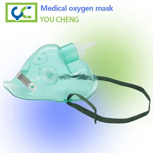 Diskon besar masker oksigen tabung Pvc sekali pakai medis sekali pakai Medis