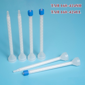 Tube mélangeur statique Nordson EFD série 160, buse de mélange d'époxy, plastique jetable, spirale, cloche, embout Luer Lock <span class=keywords><strong>TAH</strong></span> 160-648 <span class=keywords><strong>TAH</strong></span> 160-432LL - Product Image 3