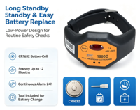 Testeur d'alarme électrique sans contact 50/60Hz, alarme acousto-optique, protection IP54, précision de 1% pour la ligne d'alimentation des armoires de distribution