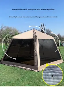 Achat en gros, installation facile, portable, pour <span class=keywords><strong>la</strong></span> famille, plage, randonnée, festival, durable, <span class=keywords><strong>coins</strong></span> renforcés, fenêtres <span class=keywords><strong>de</strong></span> ventilation nocturne stables - Product Image 6