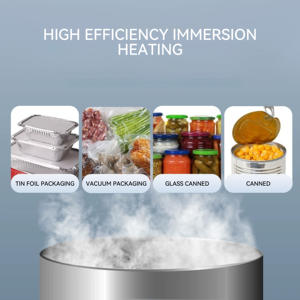 آلة تعقيم الأوتوكلاف المعوجة التجارية ذات الضغط العالي PUNX ، معدات صناعية ذات عداد عمودي للأطعمة الجاهزة - Product Image 4