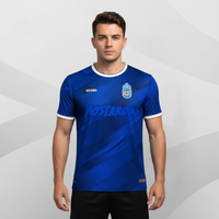 Maillots de football personnalisés HOSTARON OEM, t-shirts de sport jacquard, maillots de club, impression par sublimation avec logo personnalisé, maillot de football rétro