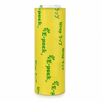 Film étirable en PVC de qualité alimentaire pour l'emballage alimentaire, transparent, longueur 10-2000 m, rouleau jumbo personnalisé