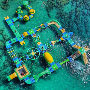 <span class=keywords><strong>Inflatable</strong></span> cho Aqua khóa học trở ngại công viên cho hồ bơi bãi biển biển và hồ - Product Image 4