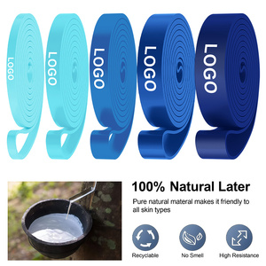 Exercise Resistance <b>Bands</b> Set Custom Colors Latex Fitness <b>Workout</b> Equipment for Fitness Portable with Carry Bag - Product Image 3