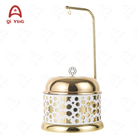 8L Edelstahl Gold-Weiß Buffet-Wärmer mit Deckel für Hotels und Restaurants – Speisenwärmer für Chafing Dishes