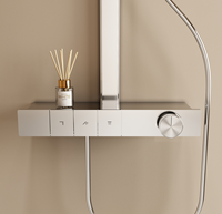 Nouvelle Collection 2026 : Colonne de Douche Murale 3 Voies en Laiton avec Robinet Cascade et Ensemble de Douche Monocommande – Douceur et Efficacité