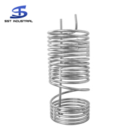 Haute Performance 304 316 Spirale Sans Soudure En Acier Inoxydable Tuyau De Refroidissement Bobine Tube Serpentine Refroidissement Tube Bobine Échangeurs De Chaleur