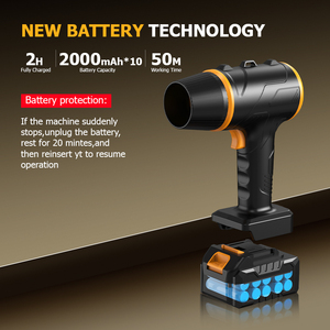 Soffiatore Elettrico da Barbiere con Potente Motore Brushless 64, Asciugatore per Auto e Soffiatore per Foglie Cordless per la Pulizia - Product Image 2