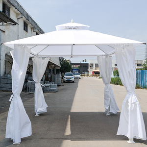 Aluminum <strong>Garden</strong> Pavilion Luxury Heavy Duty Custom Printed <strong>Gazebo</strong> <strong>Tent</strong> Hard Top Waterproof Frame Canopy Custom Printed <strong>Gazebo</strong> - Product Image 1