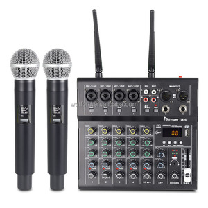 ไมโครโฟนคอนเดนเซอร์แบบ USB ระดับมืออาชีพ 4 ช่องสัญญาณ พร้อมระบบตัดเสียงรบกวน ความไวสูง เอฟเฟกต์เสียงก้อง สำหรับคาราโอเกะบนเวที - Product Image 3