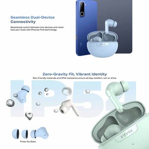 Audífonos Infinix TWS ANC 5.3 con Sonido de Alta Fidelidad, Control Táctil, Resistentes al Agua IPX4, Audífonos Intrauditivos con Carga Tipo C - Product Image 5