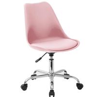 Vente en gros Chaises françaises en plastique marron Chaise à roulettes Chaise de salle à manger avec roulettes