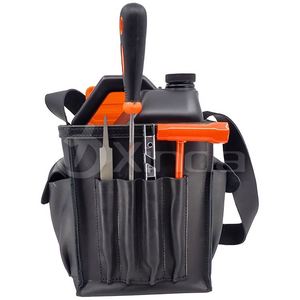 BSCI Factory Factory Durable Chainsaw Bar Oil Tool <b>Bag</b> Multi-pockets Vegan <b>Leather</b> Chainsaw Kit <b>Bag</b> - Product Image 2