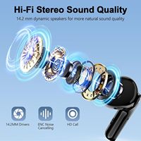 Fabrieks Prijs Draadloze Oordopjes Ergonomisch In-Ear Comfortabele Pasvorm Slimme Touchbediening HiFi Geluid voor iPhone Android Xiaomi