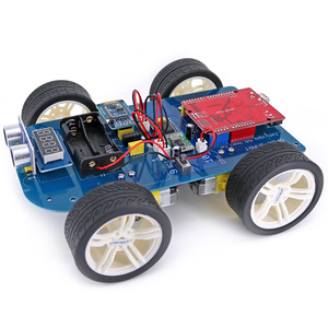 Kit de Coche Inteligente OPEN-SMART 4WD con Control Serial y Conexión Fácil, con Tutorial para Ardruino UNO R3 G77 - Product Image 1