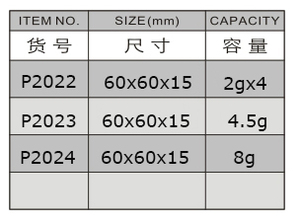 Palette d'ombres à paupières en plastique personnalisable de luxe, étui recyclable avec revêtement UV, couleur personnalisée, épaisseur de 1 mm pour les fards à paupières en poudre libre - Product Image 4