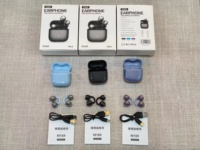Auriculares Inalámbricos con Clip para Oreja M169 2026, Sonido Hi-Fi BTV 6.0, Batería de 15 Horas de Duración, Auriculares TWS para Viajes, Juegos y Deportes