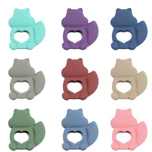 Mordedor de silicona para bebés, juguetes esenciales para bebés, mordedores de silicona para bebés de 0 a 6 meses, mordedor para niños pequeños de 6 a 12 meses - Product Image 3