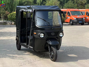Triciclo Eléctrico Cerrado Personalizable de 3 Ruedas Tipo Tuk Tuk con Toldo para Lluvia, Ideal para Taxi Urbano y Turismo en Resorts - Product Image 3