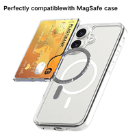 Étui Portefeuille Magnétique Universel pour Téléphone Compatible avec iPhone Séries 12 13 14 15 16 17 MagSafe – Étui Fin pour Cartes