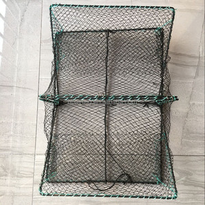 Jaula de resorte para peces, trampa plegable, trampa para langosta, 70*120cm, olla para peces, verde, grande, personalizada, de alta resistencia, precio al por mayor, trampa de pesca - Product Image 3