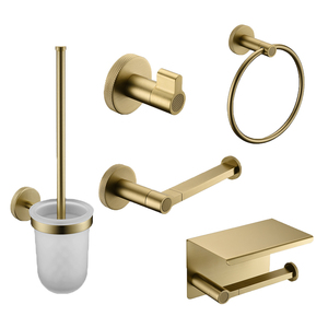 Accesorio de baño decorativo moderno Diseño de latón cepillado de alta calidad Nombre de fábrica sanitaria de China Material de metal - Product Image 6