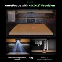 Machine de gravure Falcon A1 Pro 20W haute précision pour métal, bois, acrylique, cuir avec caméra intelligente et écran tactile