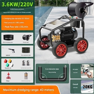 Venta directa de fábrica 220V 3.6KW Limpiador de alta presión de alta potencia Máquina limpiadora de alta presión impulsada por motor eléctrico - Product Image 5