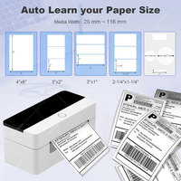 Imprimante d'étiquettes d'expédition USB Xprinter XP-D463B, imprimante thermique d'étiquettes d'adresse, imprimante de codes-barres 4x6, imprimante d'étiquettes haute vitesse