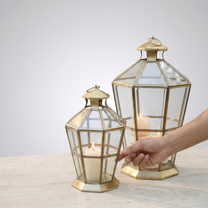 Lámpara de Pie Decorativa de Diseño Innovador y Moderno, Fabricada a Mano en Latón, Metal, Vidrio y Acero Inoxidable, Estilo Linterna de Candelabro, Gran Venta - Product Image 5
