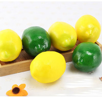 Kunstmatige fruitdecoratie voor thuis, nep citroenblokjes, feestdecoratie, keukendecoratie, nep limoenchips, simulatie fruit, kunstmatige citroenschijfjes
