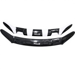 Accesorios para el Sistema de Carrocería Automotriz, Diseño Moderno, Material ABS Negro, Estilo de Lujo, Protector de Capó, Placa Protectora Delantera - Product Image 1