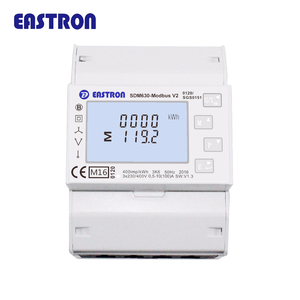 Compteur d'<span class=keywords><strong>énergie</strong></span> triphasé SDM630Modbus sur rail DIN, compteur d'<span class=keywords><strong>énergie</strong></span> intelligent Modbus RTU, compteur d'<span class=keywords><strong>électricité</strong></span> de charge d'<span class=keywords><strong>énergie</strong></span> solaire - Product Image 2