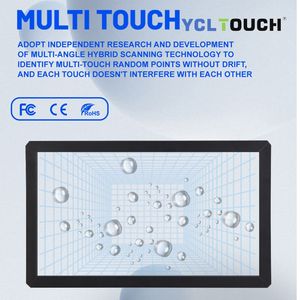 21.5 inch đa cảm ứng cảm ứng hồng ngoại khung cảm ứng IR Bảng điều chỉnh <span class=keywords><strong>Overlay</strong></span> Kit với Glass ycltouch - Product Image 6