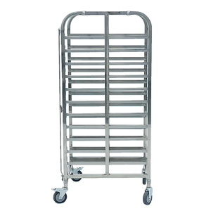 Vente directe par l'usine 201/304 acier inoxydable métal pain plateau de cuisson casserole support <span class=keywords><strong>chariot</strong></span> pour cuisine Restaurant - Product Image 4