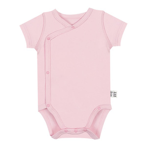 Vêtements nouveau-nés transfrontaliers été à manches courtes body sans couture Triangle <span class=keywords><strong>combinaison</strong></span> pour ramper tricoté classe A bébé <span class=keywords><strong>combinaison</strong></span> - Product Image 5