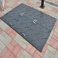 Tapis de protection du sol pour excavatrice 4x8, tapis de chantier en HDPE écologique pour route temporaire