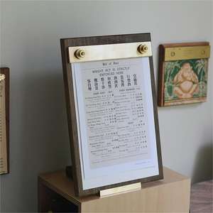 <span class=keywords><strong>ค</strong></span>ลิปบอ<span class=keywords><strong>ร์</strong></span>ด BECORA <span class=keywords><strong>ส</strong></span>ไตล์เร<span class=keywords><strong>ส</strong></span>ติ<span class=keywords><strong>ค</strong></span> วอลนัท ทองเหลือง อุปกรณ์เ<span class=keywords><strong>ส</strong></span>ริมสำหรับโต๊ะทำงาน <span class=keywords><strong>ส</strong></span>มุดโน้ต ของตกแต่งบ้าน <span class=keywords><strong>ส</strong></span>ำนักงาน ที่ใ<span class=keywords><strong>ส</strong></span>่<span class=keywords><strong>เมนู</strong></span>ร้านอาหาร ที่จัดระเบียบกระดาษ - Product Image 5